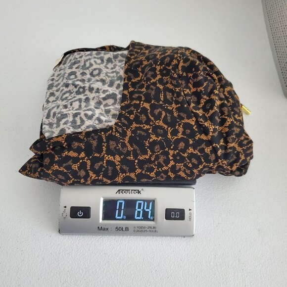 Michael Kors Womens Leopard Print Blouse Size 1X Square Neck Tied Sides Stretchy - Picture 7 of 8